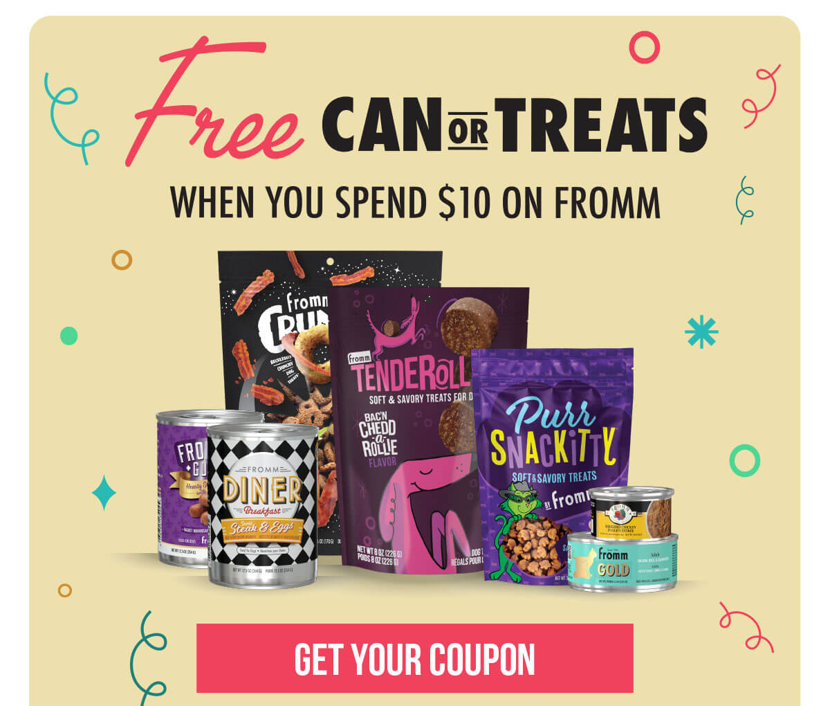 🐾 Black Friday Starts Now! Free Can or Treat! 🐶🐱 Fromm Family Foods